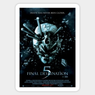 Final Destination 5 Movie Poster Sticker